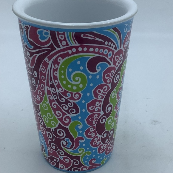 Longaberger Pottery Vitrified Travel Mug - Picture 4 of 7